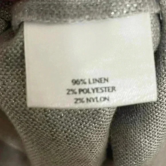 Shin Choi Button Light Weight Jacket Womens Size 10 Shimmery - Picture 8 of 9